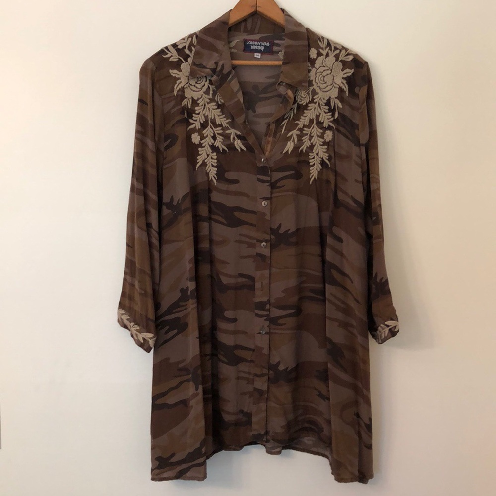 Johnny Was cammo top